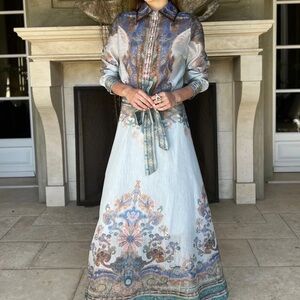 Elegant Paisley A-Line Skirt